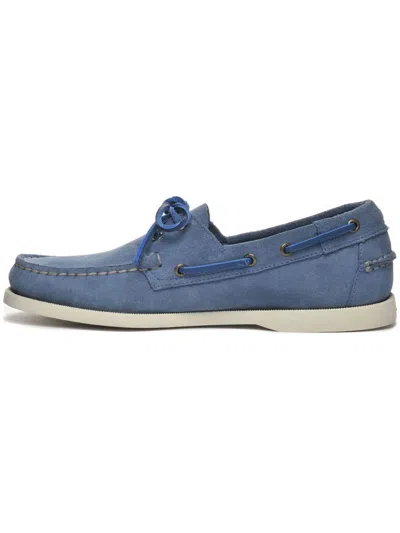 Sebago Portland Flesh Out Boat Shoes In Blue