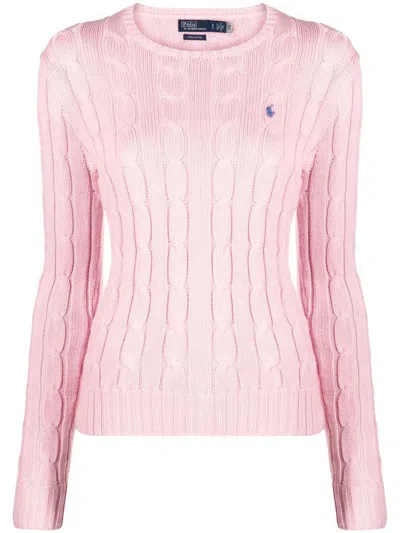 Shop Polo Ralph Lauren Sweaters In Pink