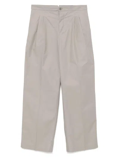 Shop Ami Alexandre Mattiussi Ami Paris Trousers In Grey