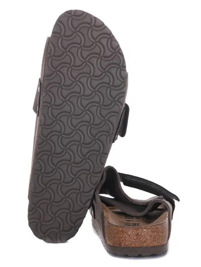 Birkenstock Kyoto Slippers In Tortora Scuro