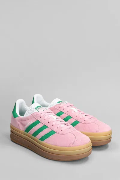 Adidas Originals Gazelle Bold Suede Sneakers In Pink