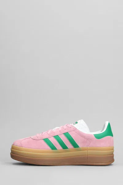 Adidas Originals Gazelle Bold Suede Sneakers In Pink