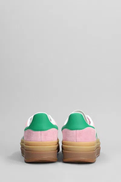 Adidas Originals Gazelle Bold Suede Sneakers In Pink