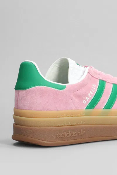 Adidas Originals Gazelle Bold Suede Sneakers In Pink