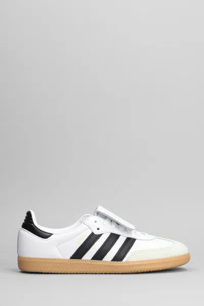 Adidas Originals Samba Lt Leather Low-top Sneakers In White