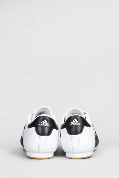 Adidas Originals Taekwondo Sneaker Quilted Rubber Sole Stripes In White