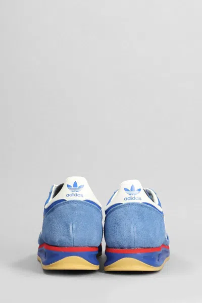 Adidas Originals Sl 72 Rs Shell And Suede Sneakers In Blue