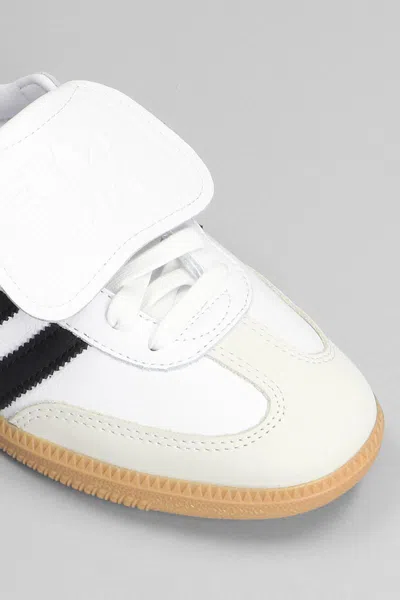 Adidas Originals Samba Lt Leather Low-top Sneakers In White
