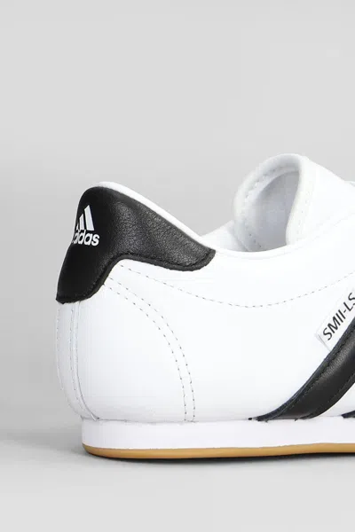 Adidas Originals Taekwondo Sneaker Quilted Rubber Sole Stripes In White