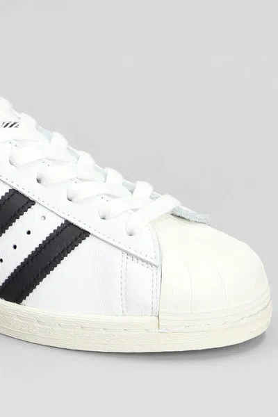 Adidas Originals Superstar 82 Leather Low-top Sneakers In White