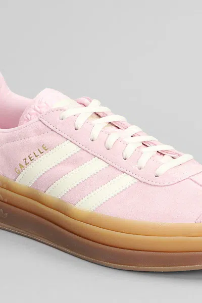Adidas Originals Womens Adidas Gazelle Bold Suede Low-top Trainers In Pink