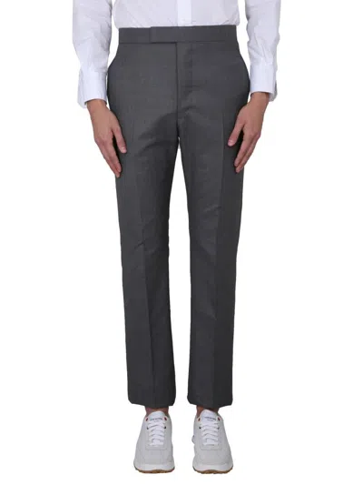 Shop Thom Browne Classic Pants In Grey