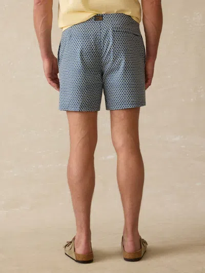 Faherty Biarritz Boardshort In Fishscale Redux