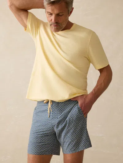 Faherty Biarritz Boardshort In Fishscale Redux