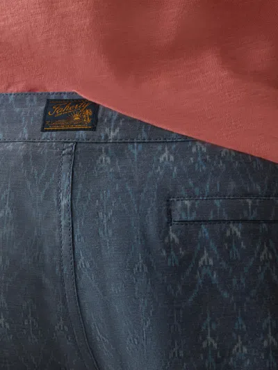 Faherty Biarritz Boardshort In Atlantic Waves Ikat