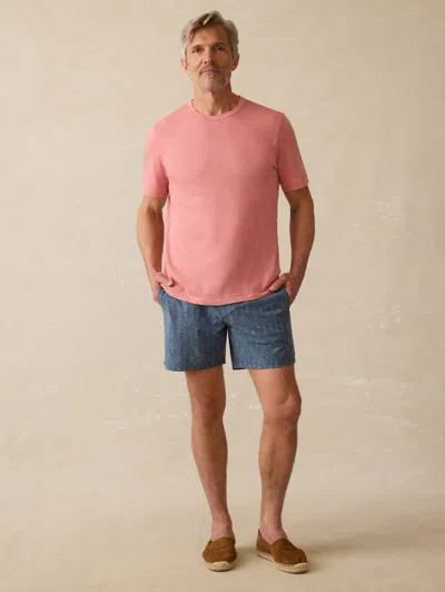 Faherty Biarritz Boardshort In Atlantic Waves Ikat