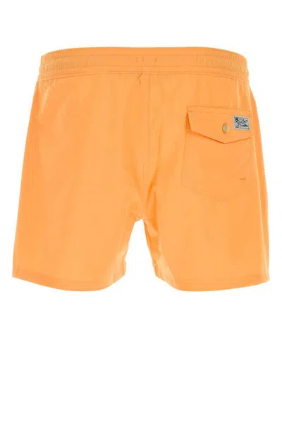 Polo Ralph Lauren Traveler Recycled Polyester Shorts In Orange