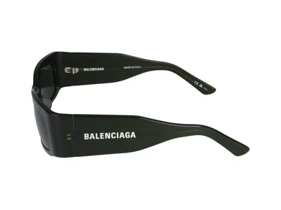 Balenciaga Grey Rectangular Ladies Sunglasses Bb0096s 001 51 In Green Green Green Green