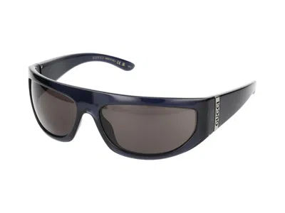 Gucci Sunglasses In Blue Blue Grey