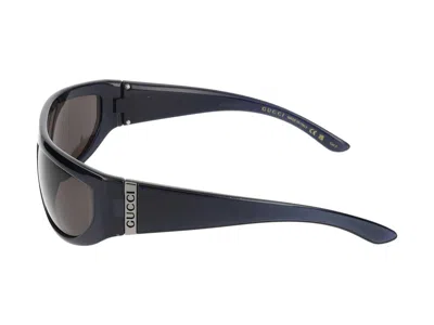 Gucci Sunglasses In Blue Blue Grey