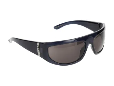 Gucci Sunglasses In Blue Blue Grey