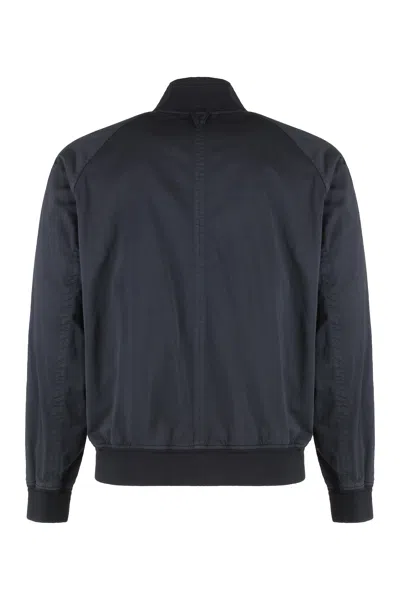 Valstar Pocket-detail Unlined Bomber Jacket In Blue