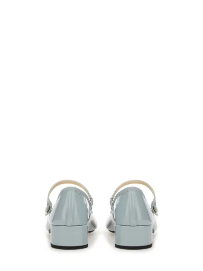 Repetto 30mm Rose Patent Pumps In Green