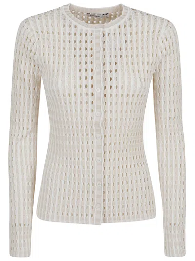 Simkhai Gracen Knitted Cardigan In Sand Multi