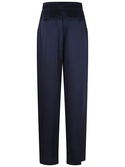 Shop Jonathan Simkhai Kyra Wide Leg Pant In Midnight
