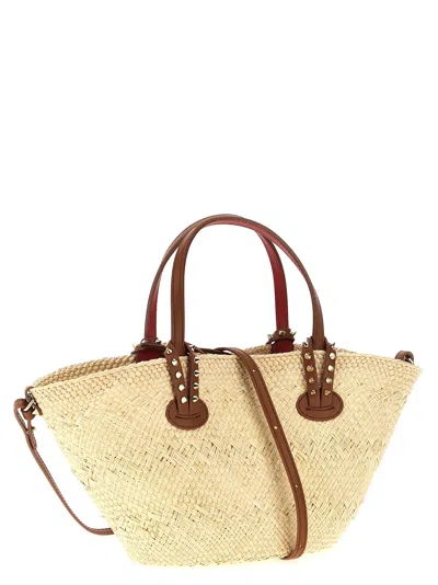Christian Louboutin Cabata Basket Bag Mini In Beige