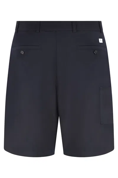 Department Five Techno Fabric Bermuda-shorts In Blue