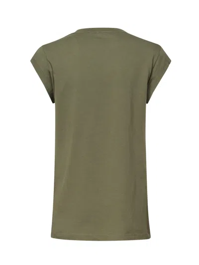 Pinko Printed T-shirt In Military Green