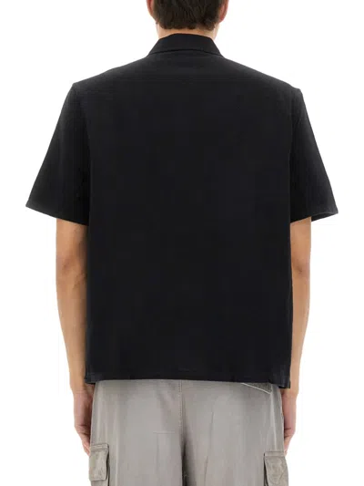 Our Legacy Black Boucle Box Shirt In Black