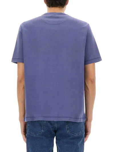 Ps By Paul Smith Ps Paul Smith Organic Cotton T-shirt In Blue