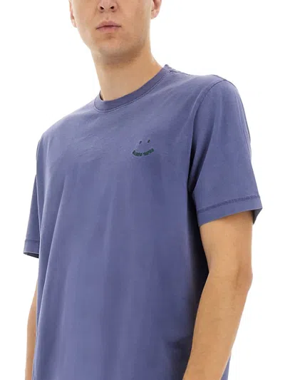 Ps By Paul Smith Ps Paul Smith Organic Cotton T-shirt In Blue