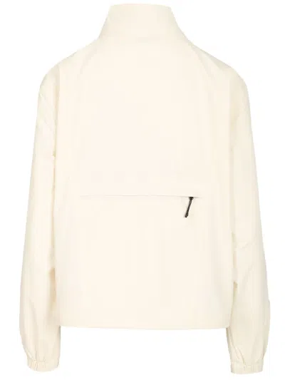 The North Face Lightweight Jacket With High Collar In White