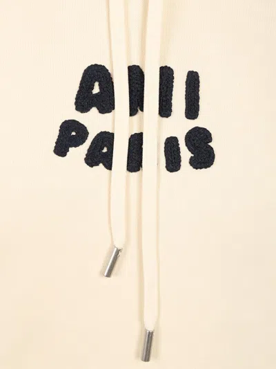 Ami Alexandre Mattiussi Ami Paris Sweaters In Beige