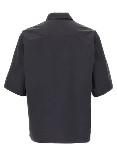 Lemaire 'utility' Shirt With Chest Pockets And Straight Hem In Gray