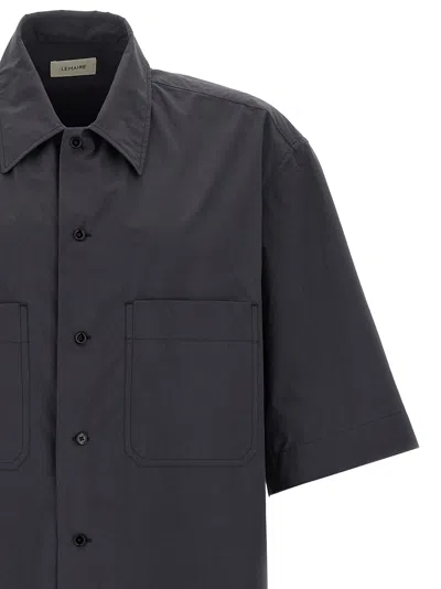 Lemaire 'utility' Shirt With Chest Pockets And Straight Hem In Gray