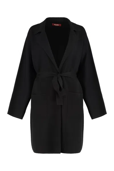 Max Mara Pauline Coats And Trench Coats Black In Black