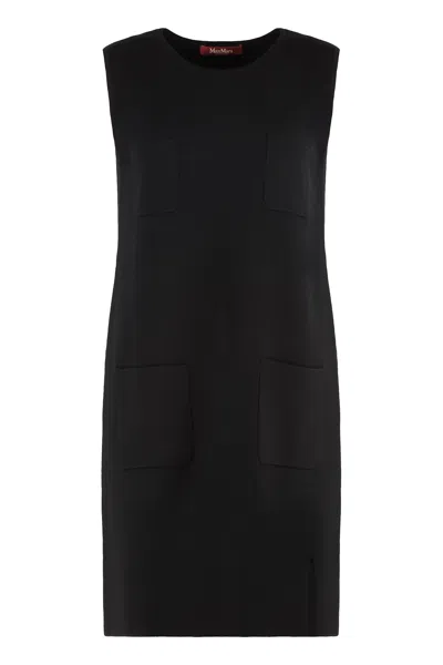 Max Mara Women's Parata Knitted Dress In Black