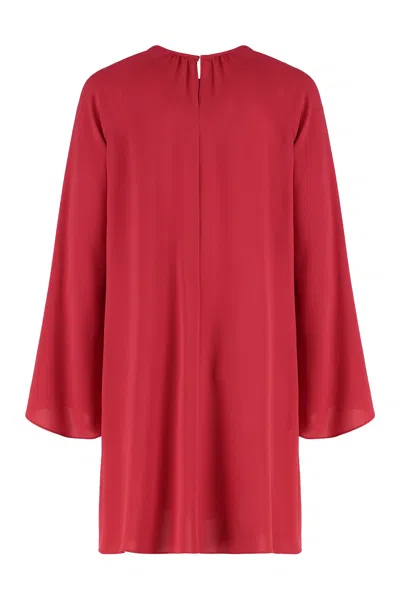 Max Mara Studio Madia Cady Tunic Top In Red