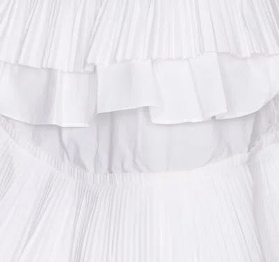 Essentiel Antwerp Hupaul Pleated Skirt In White
