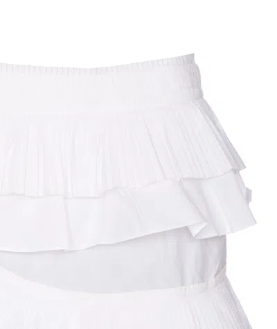 Essentiel Antwerp Hupaul Pleated Skirt In White