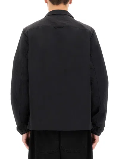 Fred Perry Snap Buttons Jacket Featuring Pocket In Black
