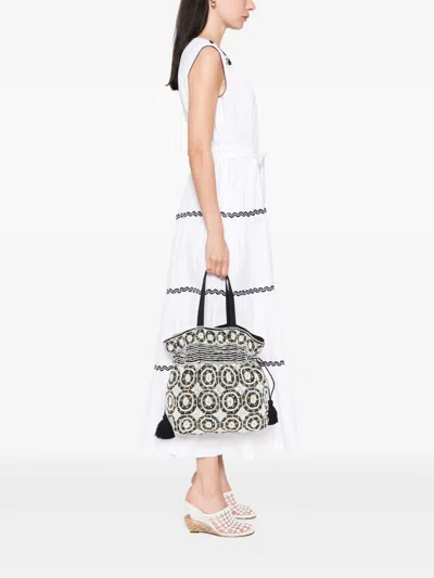Antik Batik Baramba Tote Bag In Black