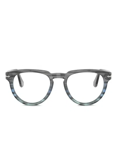 Persol Pantos-frame Glasses In Grey