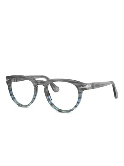 Persol Pantos-frame Glasses In Grey