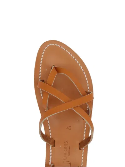 Kjacques K.jacques Zenobie Sandals Shoes In Brown