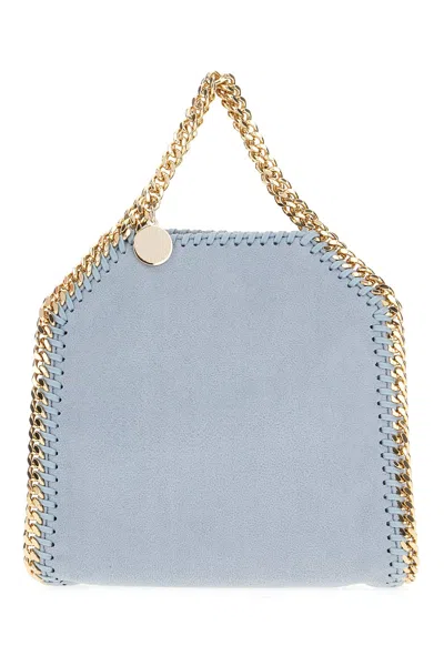 Stella Mccartney Air Force Blue Shaggy Deer Falabella Handbag In Duck Blue